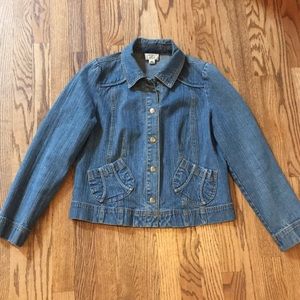 Ann Taylor Loft Petites Vintage Denim Jacket